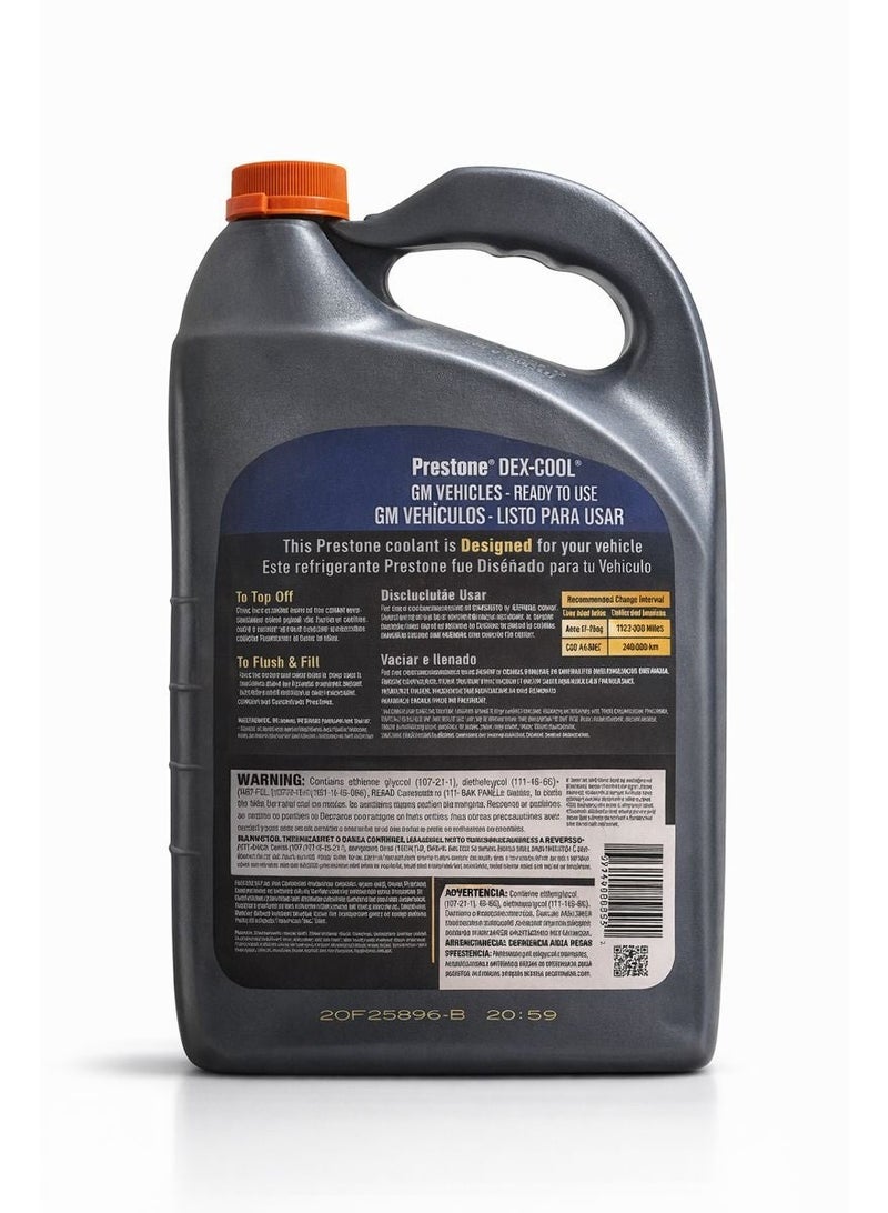 بريستون سائل تبريد بريستون DEX-COOL لسيارات GM جاهز للاستخدام – 1 جالون (3.78 لتر) - Image 2